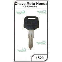 Chave Moto PVC Honda CBX - 1520